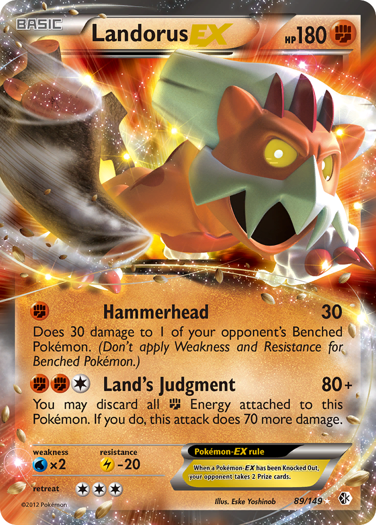 Landorus EX (89/149) [Black & White: Boundaries Crossed] | Fandemonia Ltd