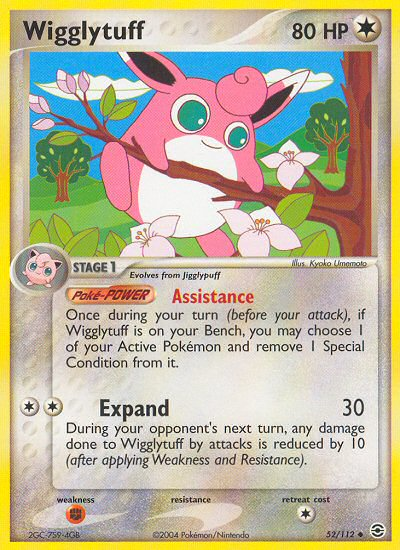 Wigglytuff (52/112) [EX: FireRed & LeafGreen] | Fandemonia Ltd