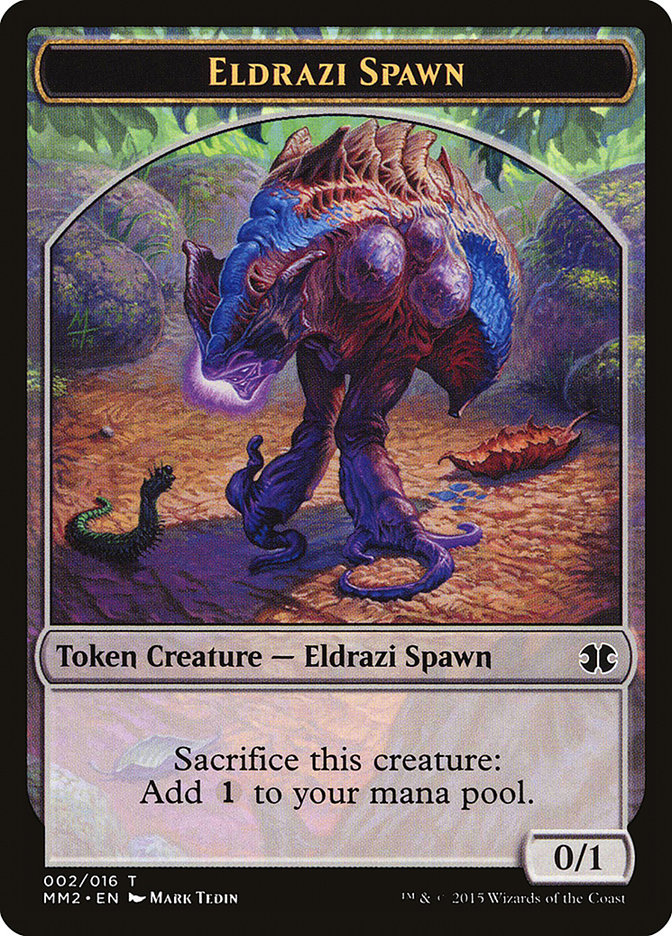 Eldrazi Spawn (002/016) [Modern Masters 2015 Tokens] | Fandemonia Ltd