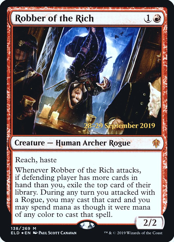 Robber of the Rich  [Throne of Eldraine Prerelease Promos] | Fandemonia Ltd