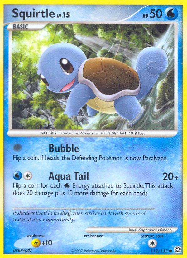 Squirtle (112/132) [Diamond & Pearl: Secret Wonders] | Fandemonia Ltd