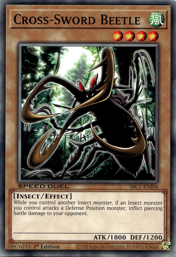 Cross-Sword Beetle [SBC1-ENI04] Common | Fandemonia Ltd