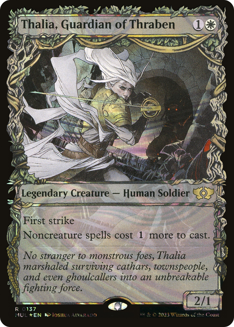 Thalia, Guardian of Thraben (Halo Foil) [Multiverse Legends] | Fandemonia Ltd