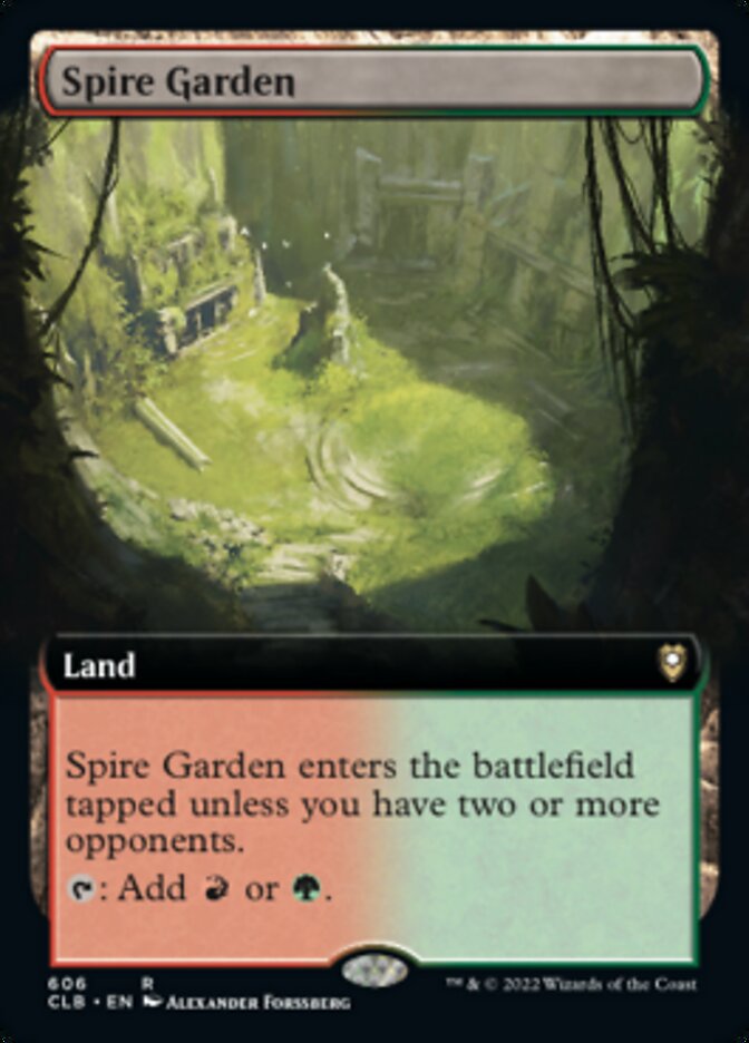 Spire Garden (Extended Art) [Commander Legends: Battle for Baldur's Gate] | Fandemonia Ltd