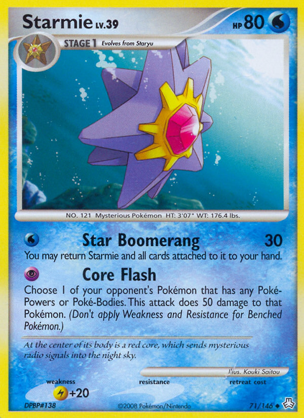 Starmie (71/146) [Diamond & Pearl: Legends Awakened] | Fandemonia Ltd