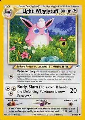 Light Wigglytuff (54/105) [Neo Destiny Unlimited] | Fandemonia Ltd