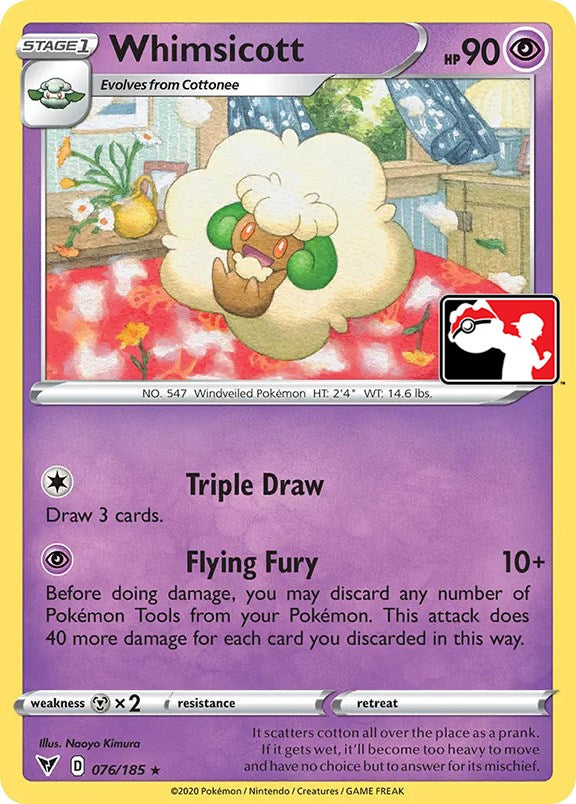 Whimsicott (076/185) [Prize Pack Series One] | Fandemonia Ltd