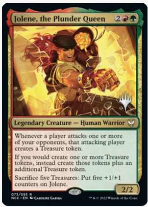 Jolene, the Plunder Queen (Promo Pack) [Streets of New Capenna Commander Promos] | Fandemonia Ltd