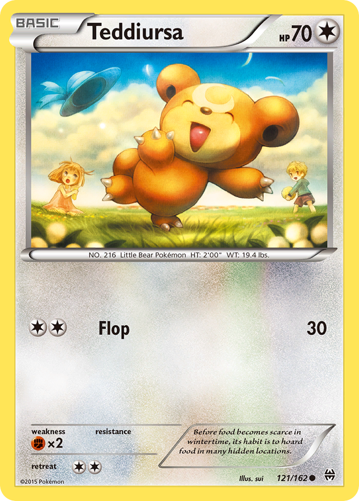 Teddiursa (121/162) [XY: BREAKthrough] | Fandemonia Ltd