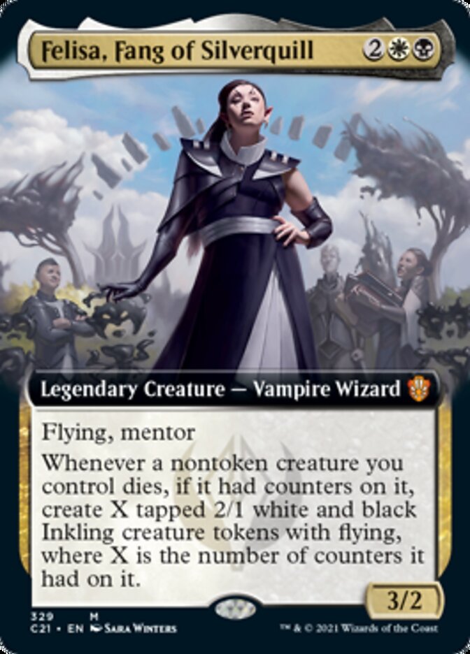 Felisa, Fang of Silverquill (Extended) [Commander 2021] | Fandemonia Ltd