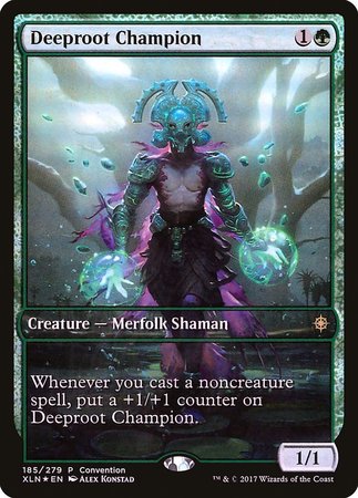 Deeproot Champion (2018 Convention Exclusive) [Ixalan Promos] | Fandemonia Ltd