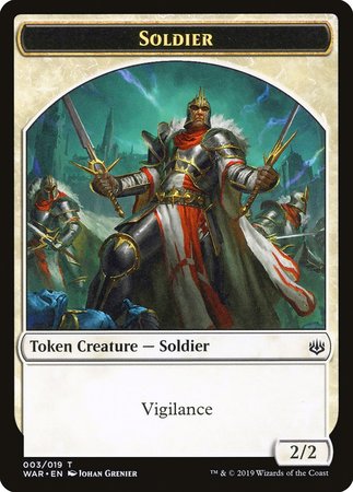 Soldier Token [War of the Spark Tokens] | Fandemonia Ltd