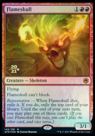 Flameskull [Dungeons & Dragons: Adventures in the Forgotten Realms Prerelease Promos] | Fandemonia Ltd