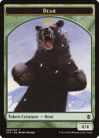 Bear Token [Khans of Tarkir Tokens] | Fandemonia Ltd