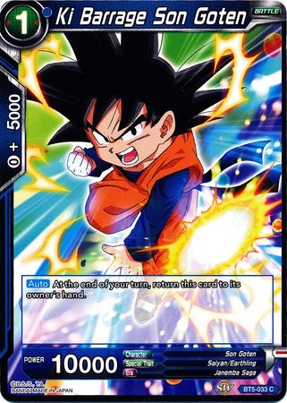 Ki Barrage Son Goten (BT5-033) [Miraculous Revival] | Fandemonia Ltd