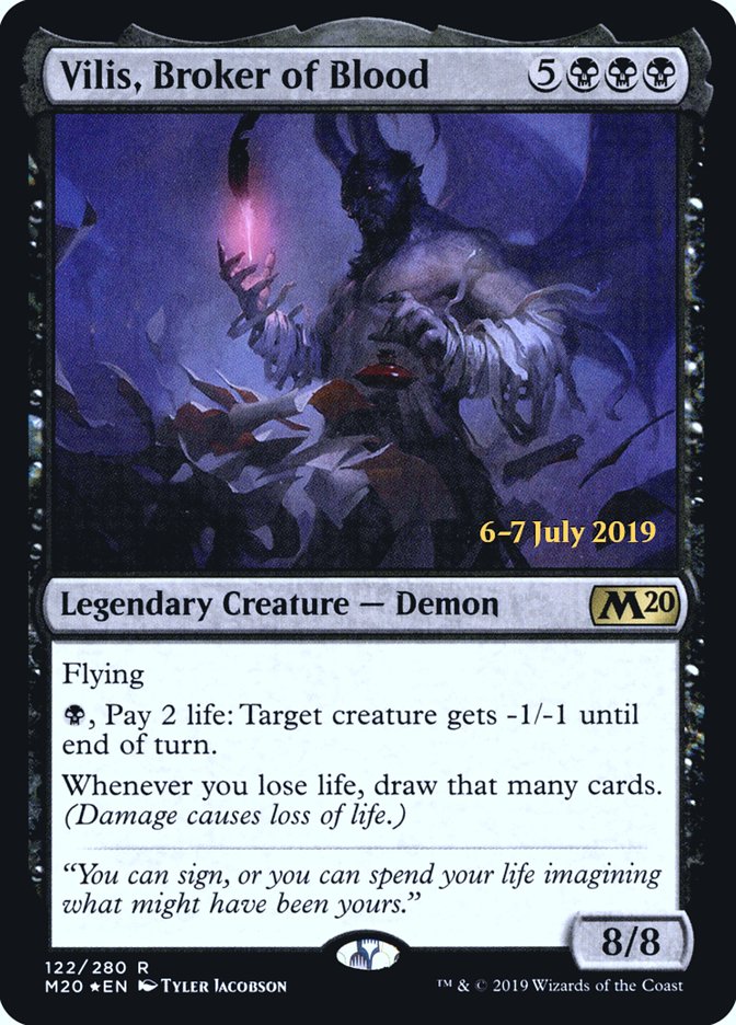 Vilis, Broker of Blood  [Core Set 2020 Prerelease Promos] | Fandemonia Ltd