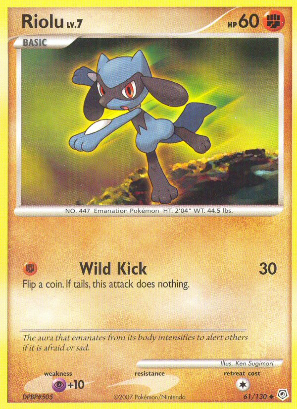 Riolu (61/130) [Diamond & Pearl: Base Set] | Fandemonia Ltd