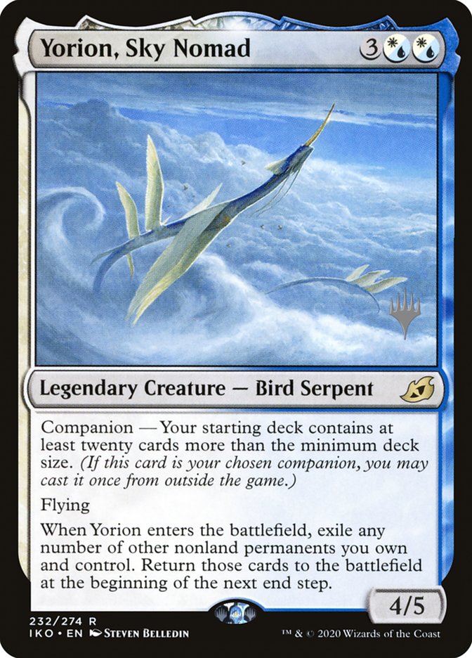 Yorion, Sky Nomad (Promo Pack) [Ikoria: Lair of Behemoths Promos] | Fandemonia Ltd