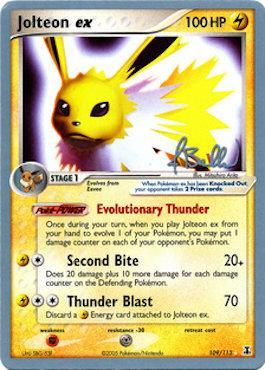 Jolteon ex (109/113) (Eeveelutions - Jimmy Ballard) [World Championships 2006] | Fandemonia Ltd