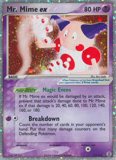 Mr. Mime ex (111/112) [EX: FireRed & LeafGreen] | Fandemonia Ltd