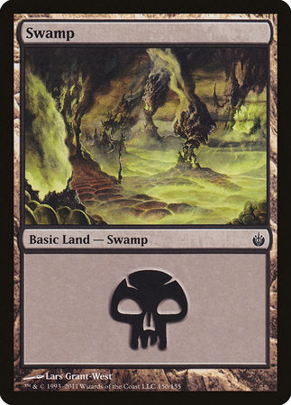 Swamp (150) [Mirrodin Besieged] | Fandemonia Ltd