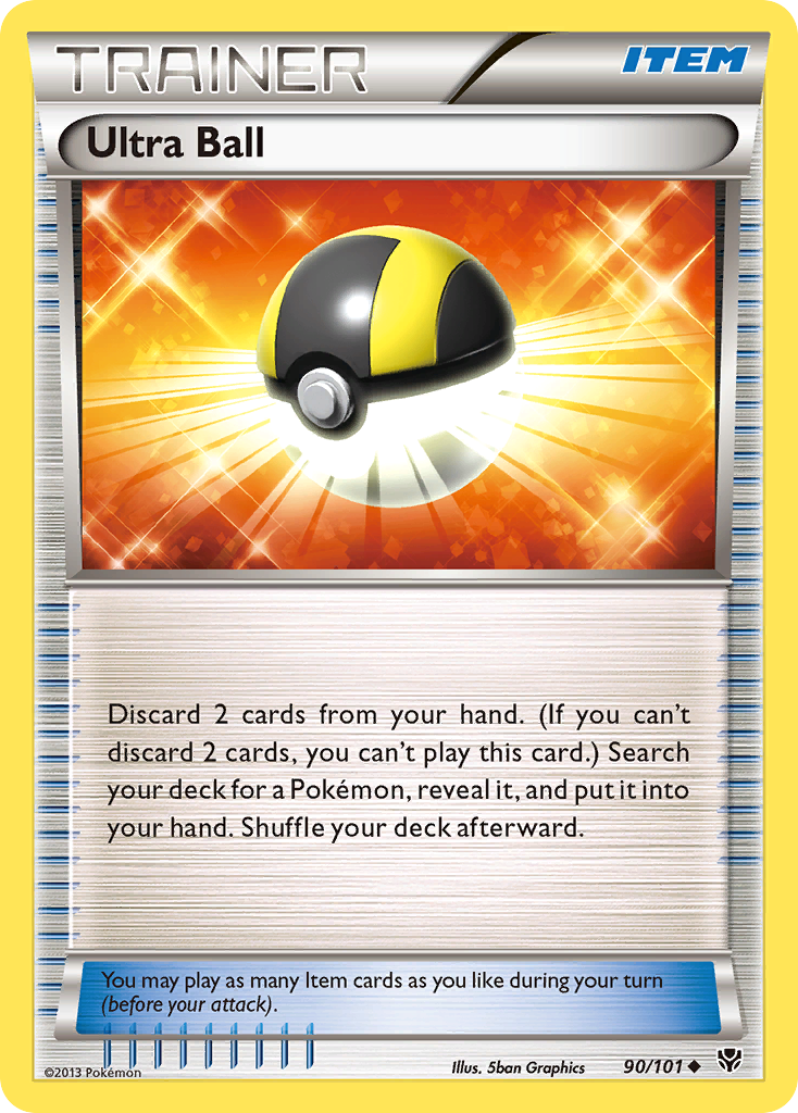 Ultra Ball (90/101) [Black & White: Plasma Blast] | Fandemonia Ltd