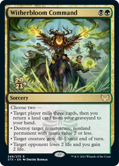 Witherbloom Command [Strixhaven: School of Mages Prerelease Promos] | Fandemonia Ltd