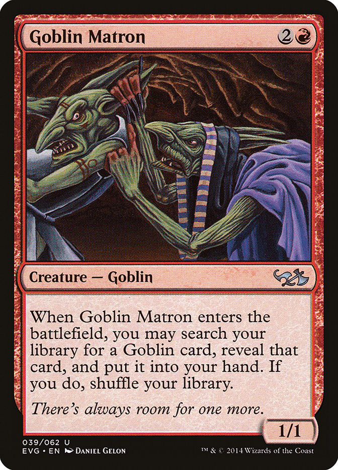 Goblin Matron (Elves vs. Goblins) [Duel Decks Anthology] | Fandemonia Ltd