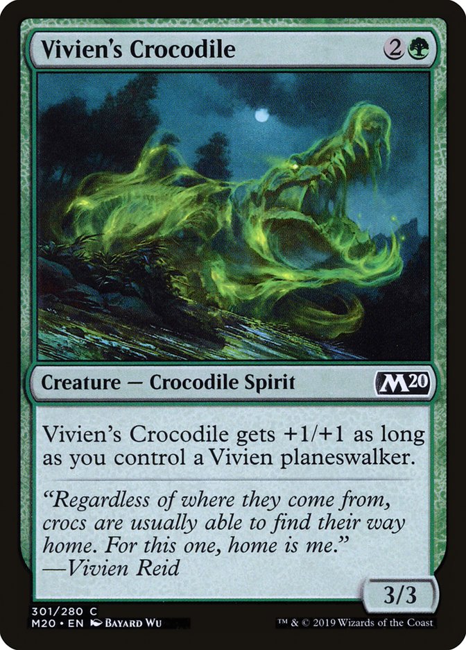 Vivien's Crocodile [Core Set 2020] | Fandemonia Ltd