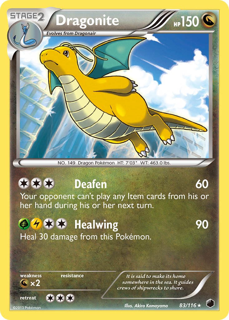 Dragonite (83/116) (Cosmos Holo) (Blister Exclusive) [Black & White: Plasma Freeze] | Fandemonia Ltd