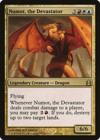 Numot, the Devastator [Commander 2011] | Fandemonia Ltd