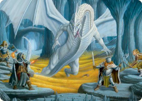 Cave of the Frost Dragon Art Card [Dungeons & Dragons: Adventures in the Forgotten Realms Art Series] | Fandemonia Ltd