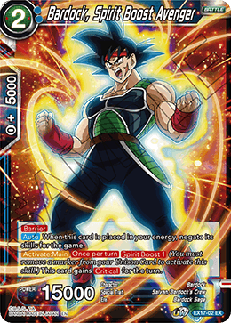 Bardock, Spirit Boost Avenger [EX17-02] | Fandemonia Ltd