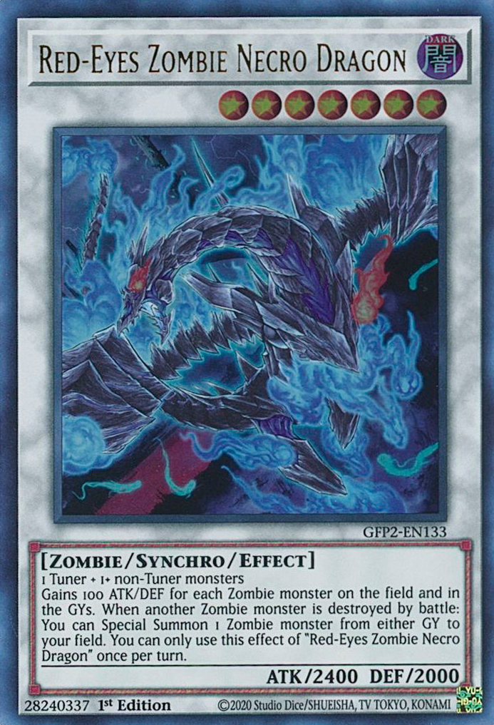 Red-Eyes Zombie Necro Dragon [GFP2-EN133] Ultra Rare | Fandemonia Ltd