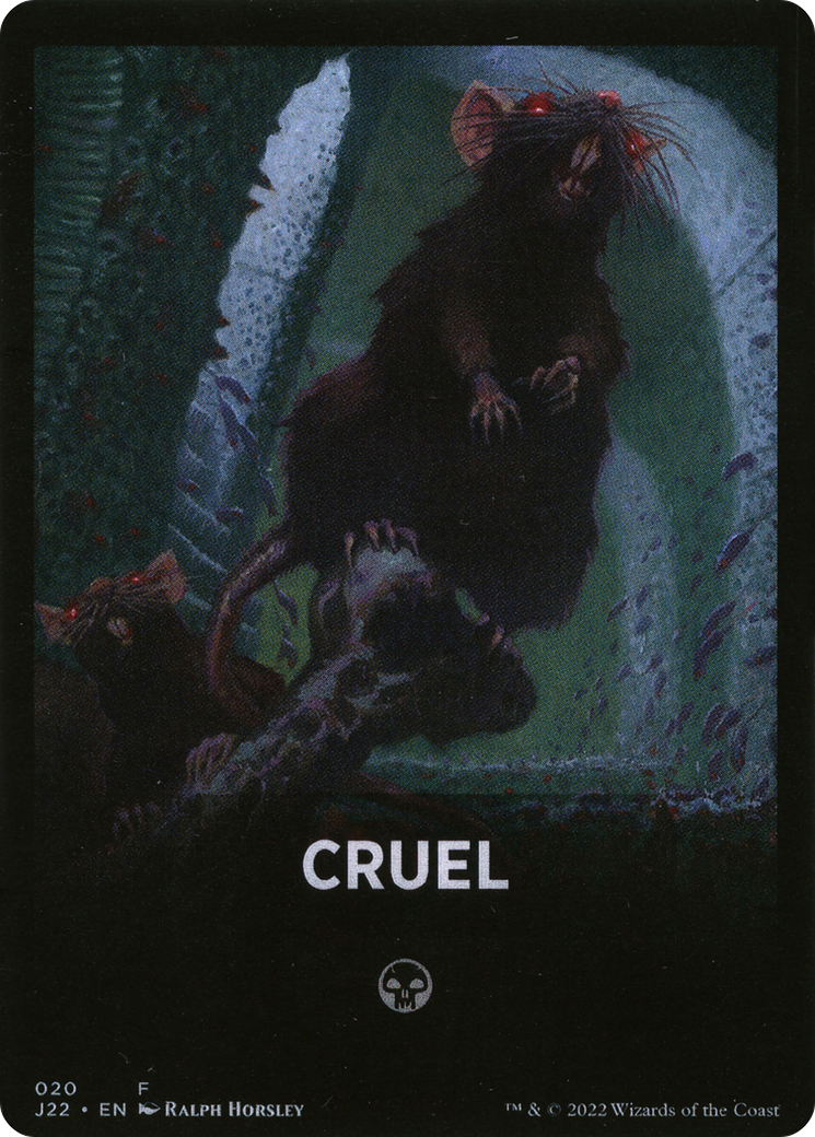 Cruel Theme Card [Jumpstart 2022 Front Cards] | Fandemonia Ltd