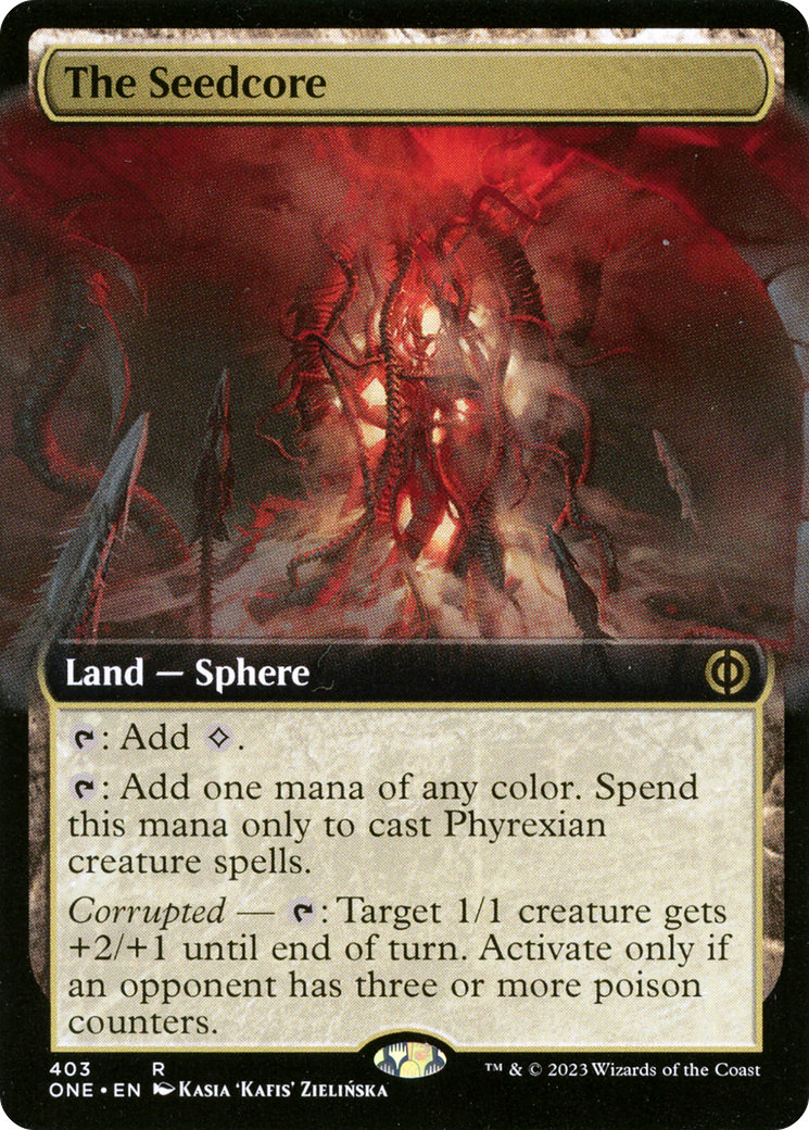 The Seedcore (Extended Art) [Phyrexia: All Will Be One] | Fandemonia Ltd