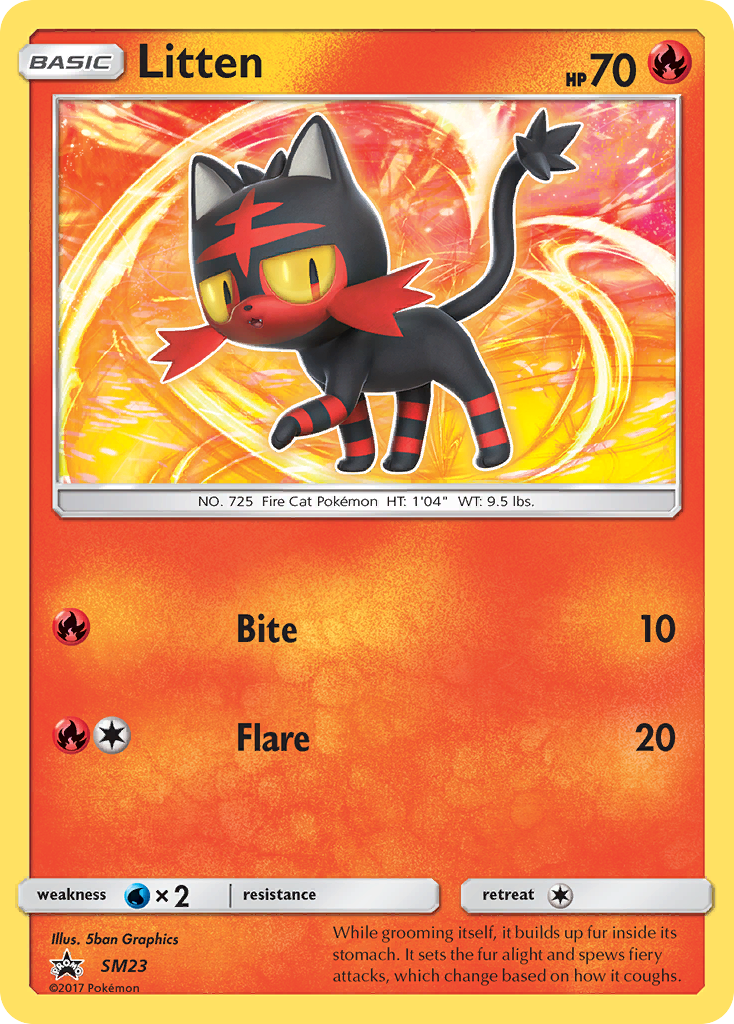 Litten (SM23) [Sun & Moon: Black Star Promos] | Fandemonia Ltd