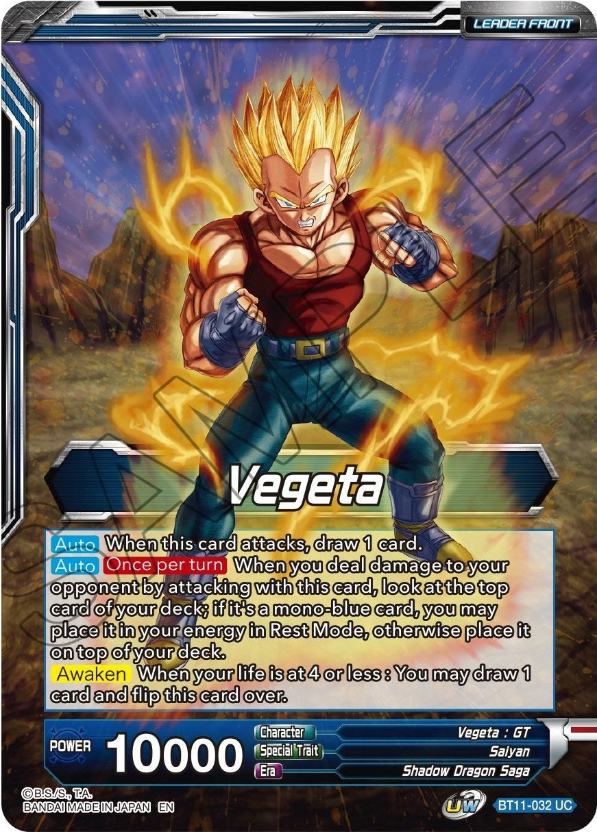 Vegeta // SS4 Vegeta, Ultimate Evolution (BT11-032) [Theme Selection: History of Vegeta] | Fandemonia Ltd