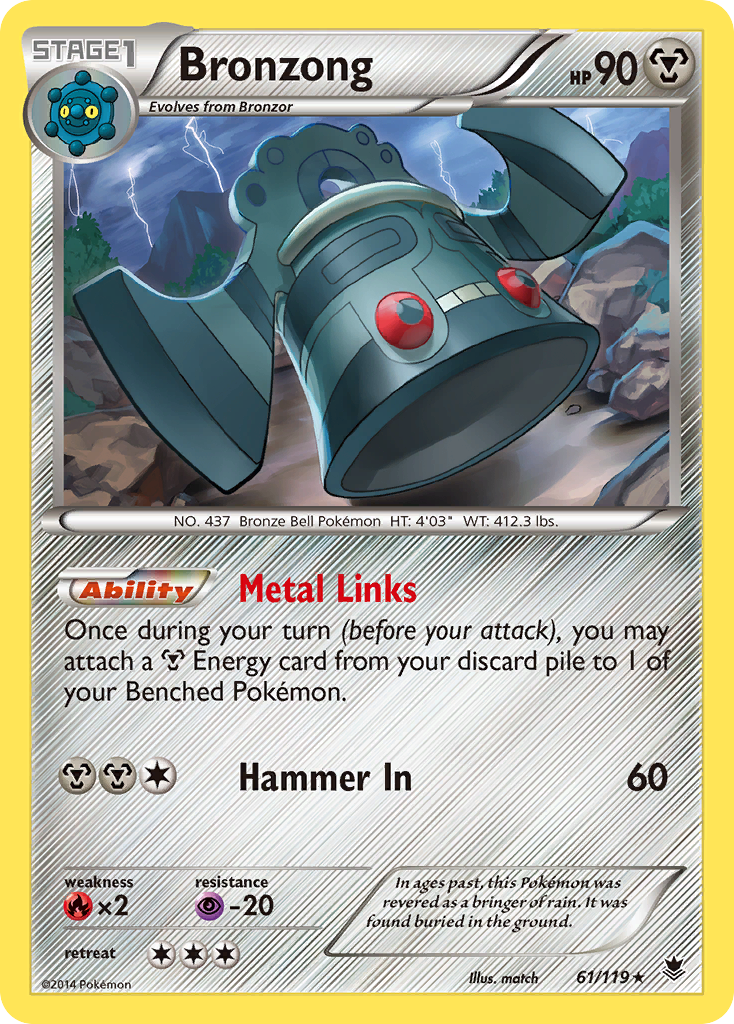 Bronzong (61/119) [XY: Phantom Forces] | Fandemonia Ltd