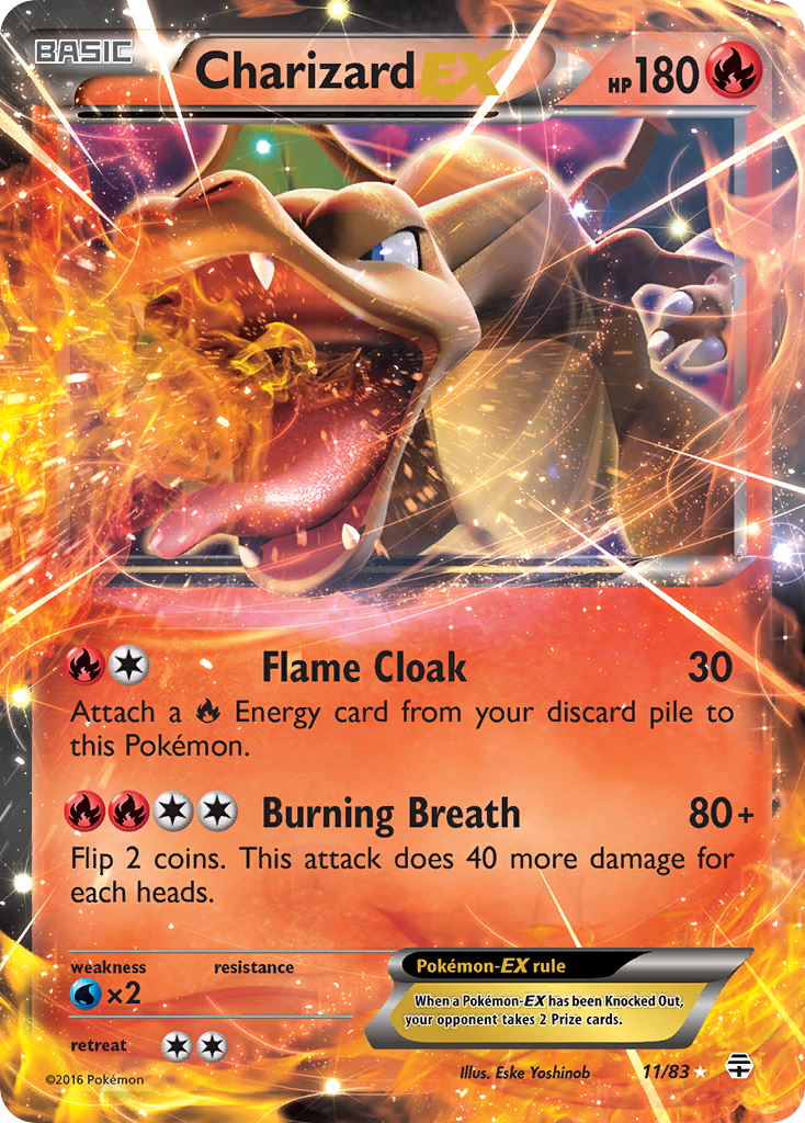 Charizard EX (11/83) [XY: Generations] | Fandemonia Ltd