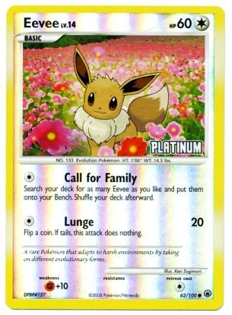 Eevee (62/100) [Burger King Promos: 2009 Collection] | Fandemonia Ltd