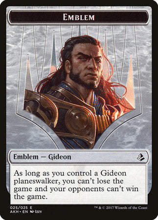 Emblem - Gideon of the Trials [Amonkhet Tokens] | Fandemonia Ltd