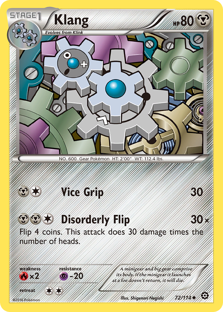 Klang (72/114) [XY: Steam Siege] | Fandemonia Ltd