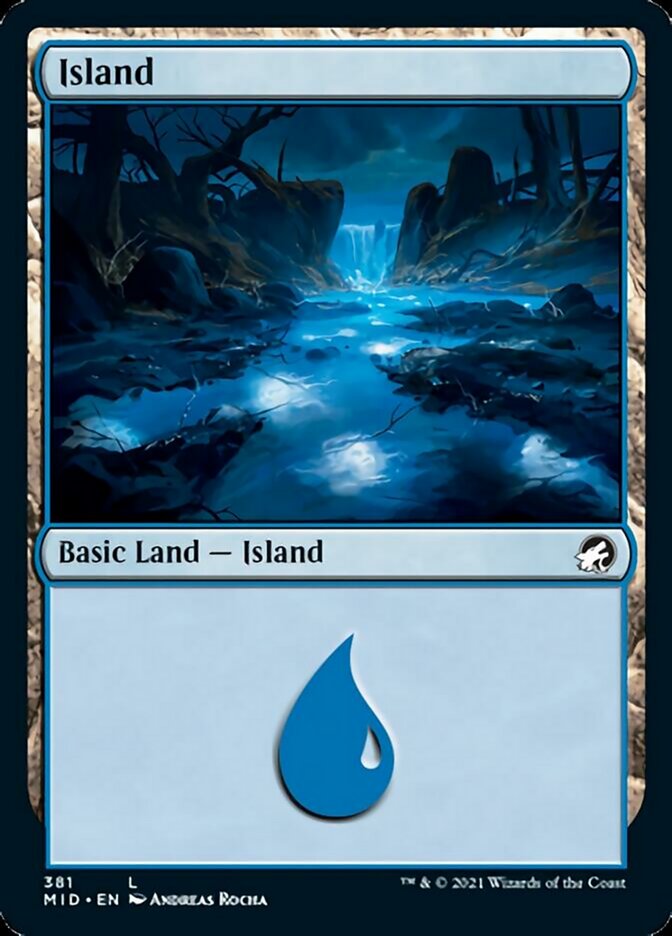 Island (381) [Innistrad: Midnight Hunt] | Fandemonia Ltd