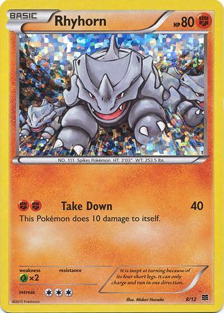 Rhyhorn (8/12) [McDonald's Promos: 2015 Collection] | Fandemonia Ltd