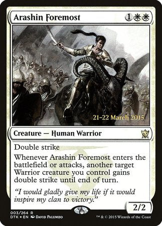 Arashin Foremost [Dragons of Tarkir Promos] | Fandemonia Ltd