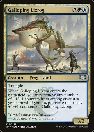 Galloping Lizrog [Ravnica Allegiance] | Fandemonia Ltd