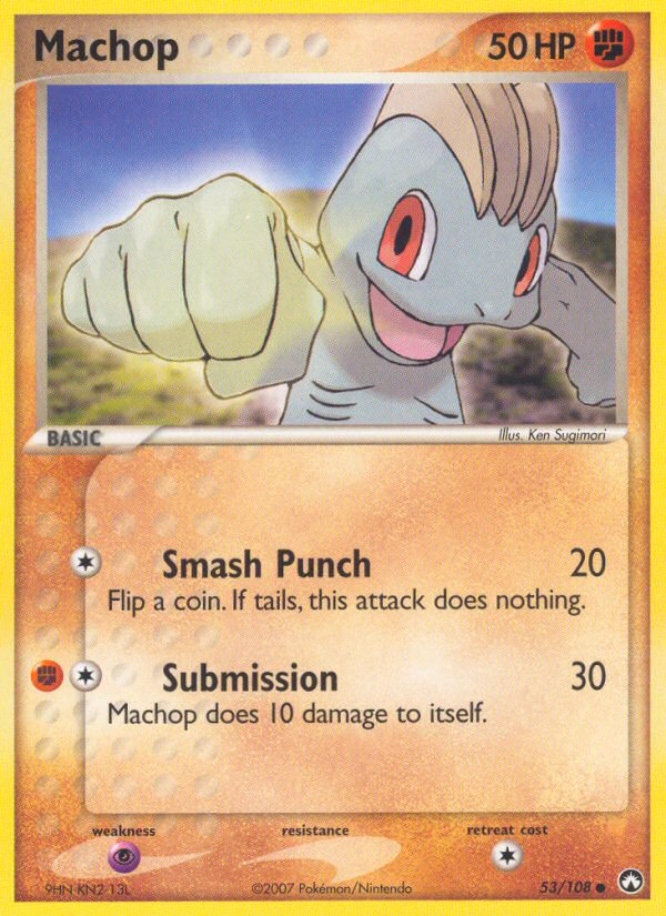 Machop (53/108) [EX: Power Keepers] | Fandemonia Ltd