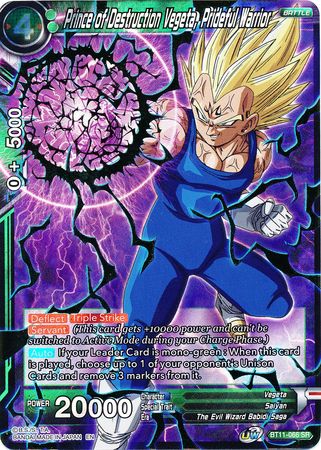 Prince of Destruction Vegeta, Prideful Warrior [BT11-066] | Fandemonia Ltd