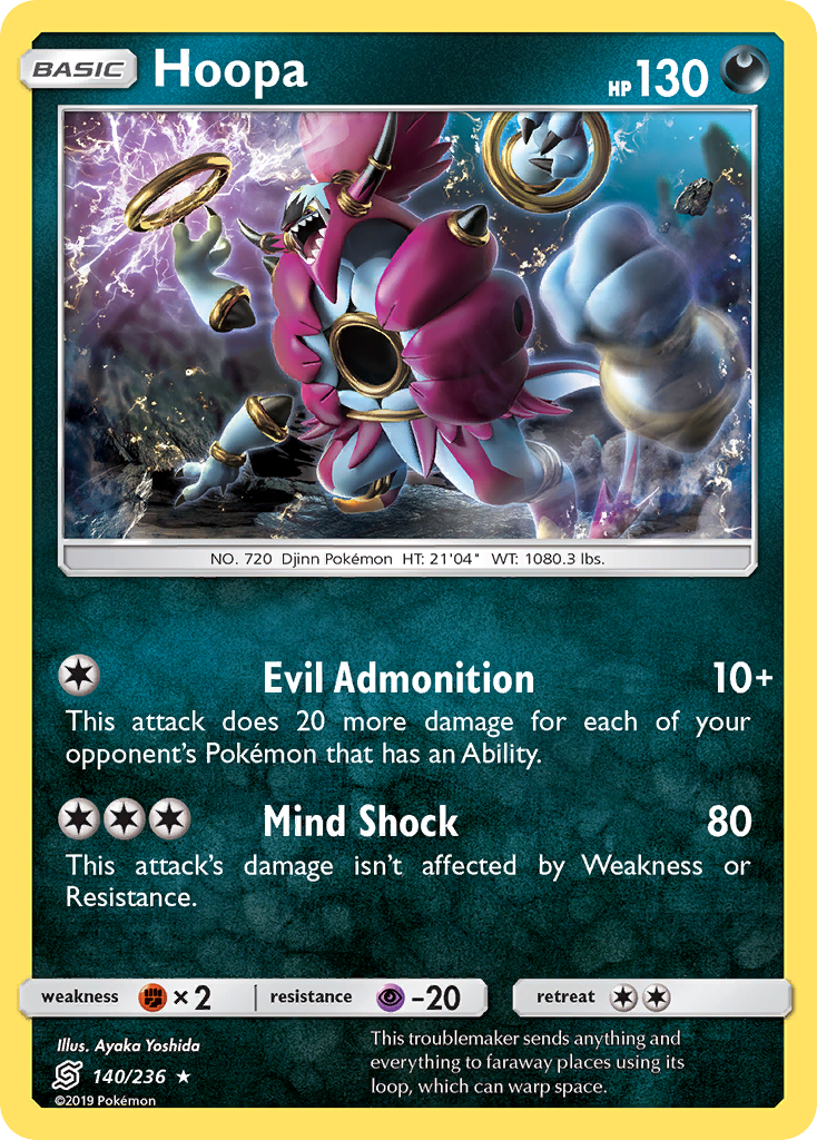 Hoopa (140/236) [Sun & Moon: Unified Minds] | Fandemonia Ltd